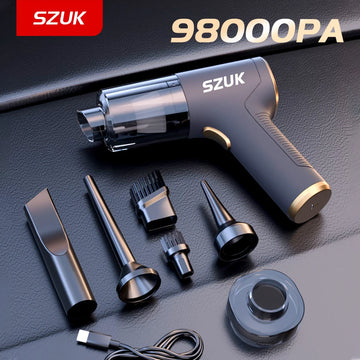 مكنسة كهربائية محمولة للسيارة SZUK 98000PA – قوة تنظيف لا تُضاهى