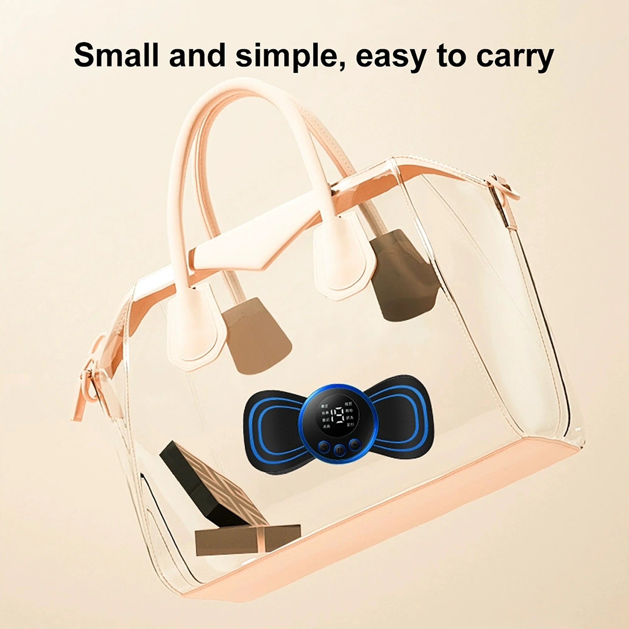 جهاز تدليك الرقبة الكهربائي MINI من INSMART – راحة متنقلة في راحة يدك