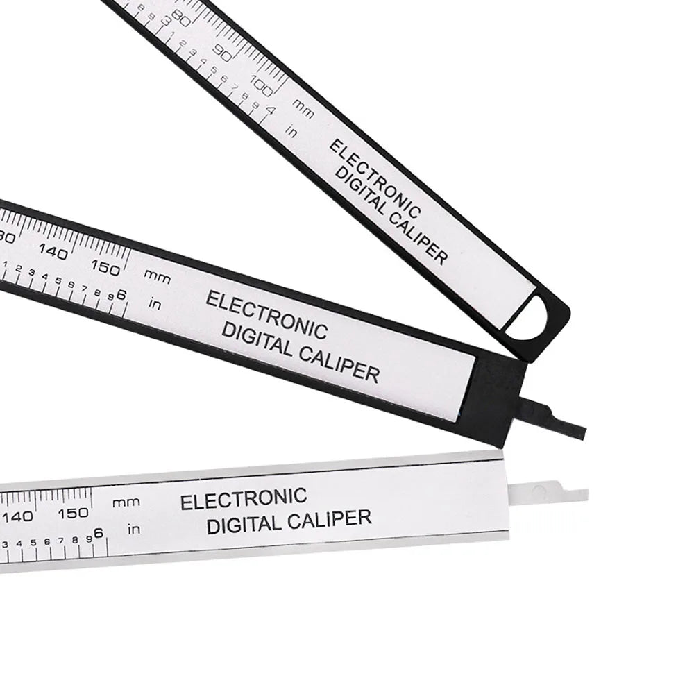 150mm/100mm ديجيتال كاليبر إلكتروني من ألياف الكربون – أداة قياس دقيقة ومثالية للهواة والمحترفين