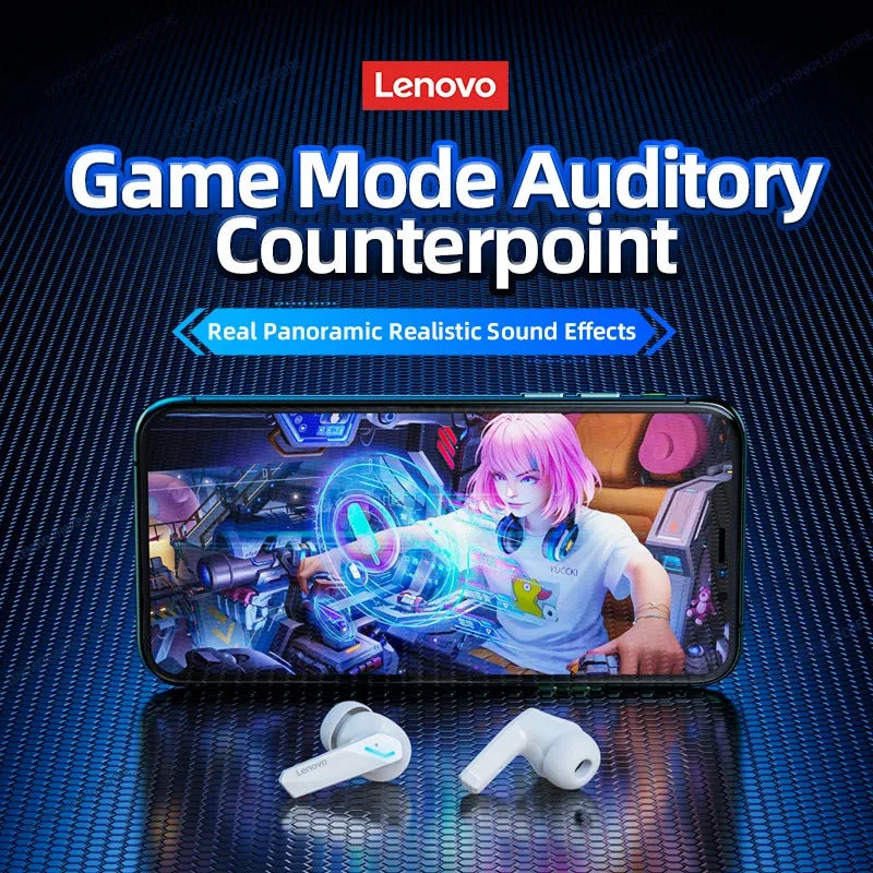 سماعات الألعاب اللاسلكية Lenovo GM2 Pro – أداء جبار، صوت احترافي