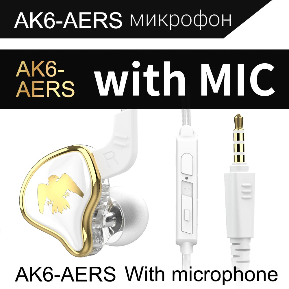 سماعة QKZ AK6 السلكية – أداء احترافي وجودة HiFi لعشاق الصوت