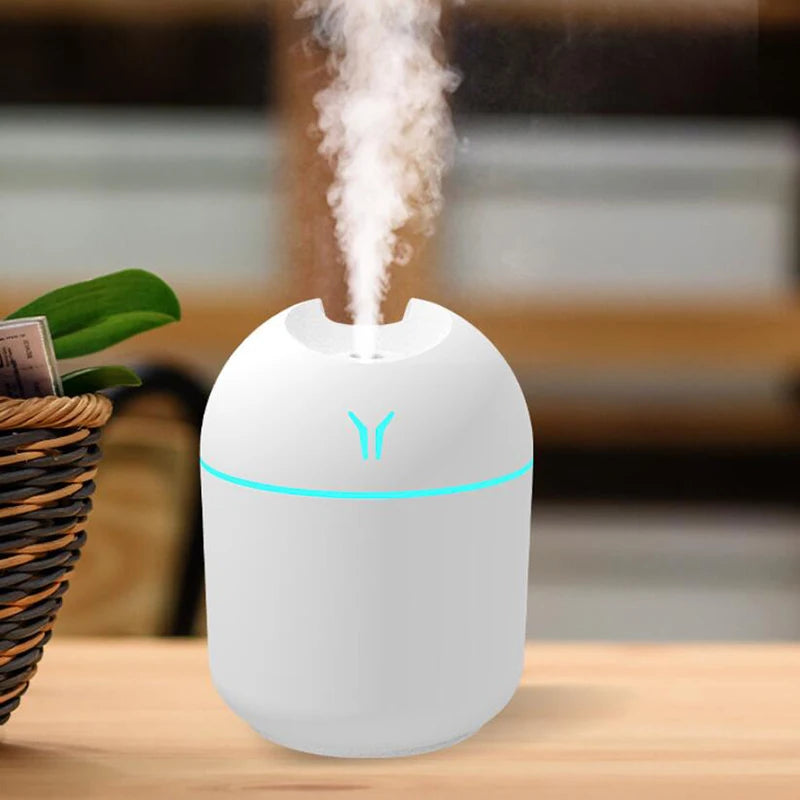 مرطب هواء صغير USB بسعة 250ML – لمسة انتعاش وأناقة في كل زاوية
