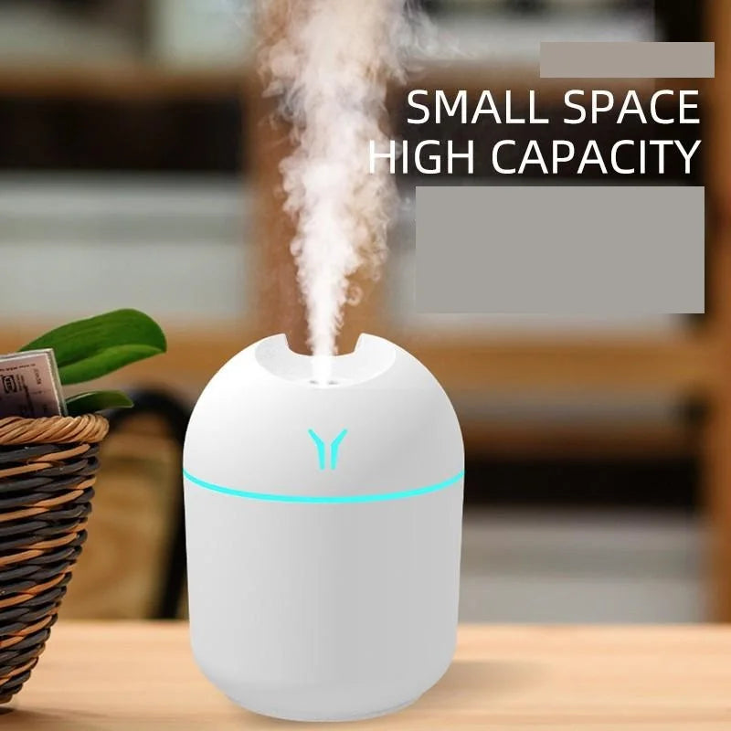 مرطب هواء صغير USB بسعة 250ML – لمسة انتعاش وأناقة في كل زاوية