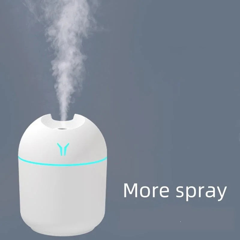 مرطب هواء صغير USB بسعة 250ML – لمسة انتعاش وأناقة في كل زاوية
