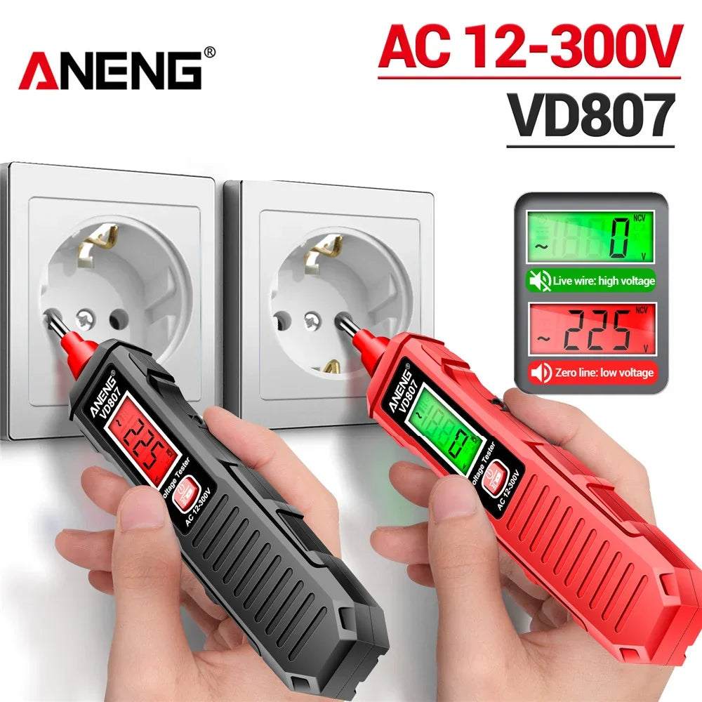 قلم اختبار كهرباء ذكي ANENG VD807 – الأمان بين يديك